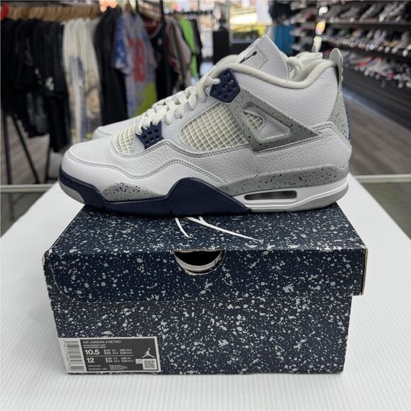 Size 10.5 - Air Jordan 4 Retro Midnight Navy DH6927-140 main image 6